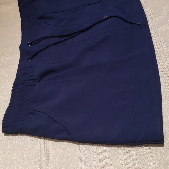 JAG New Solid Skirted Swim Boardshort with Built-in Brief NWT Navy Women's L - Picture 5 of 11